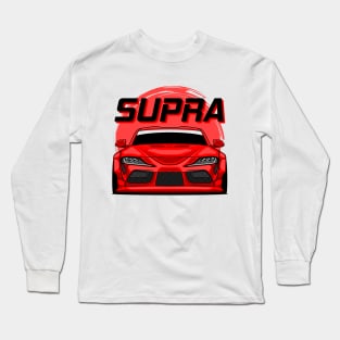 Red Supra MK V Long Sleeve T-Shirt